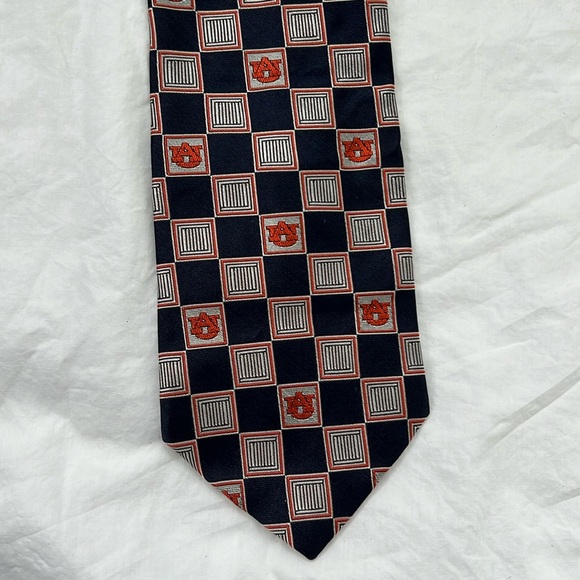 Auburn Tie 100% Silk 57" The RAH-RAH Collection - Picture 1 of 4